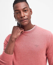 BARBOUR PIMA CREW PINK CLAY