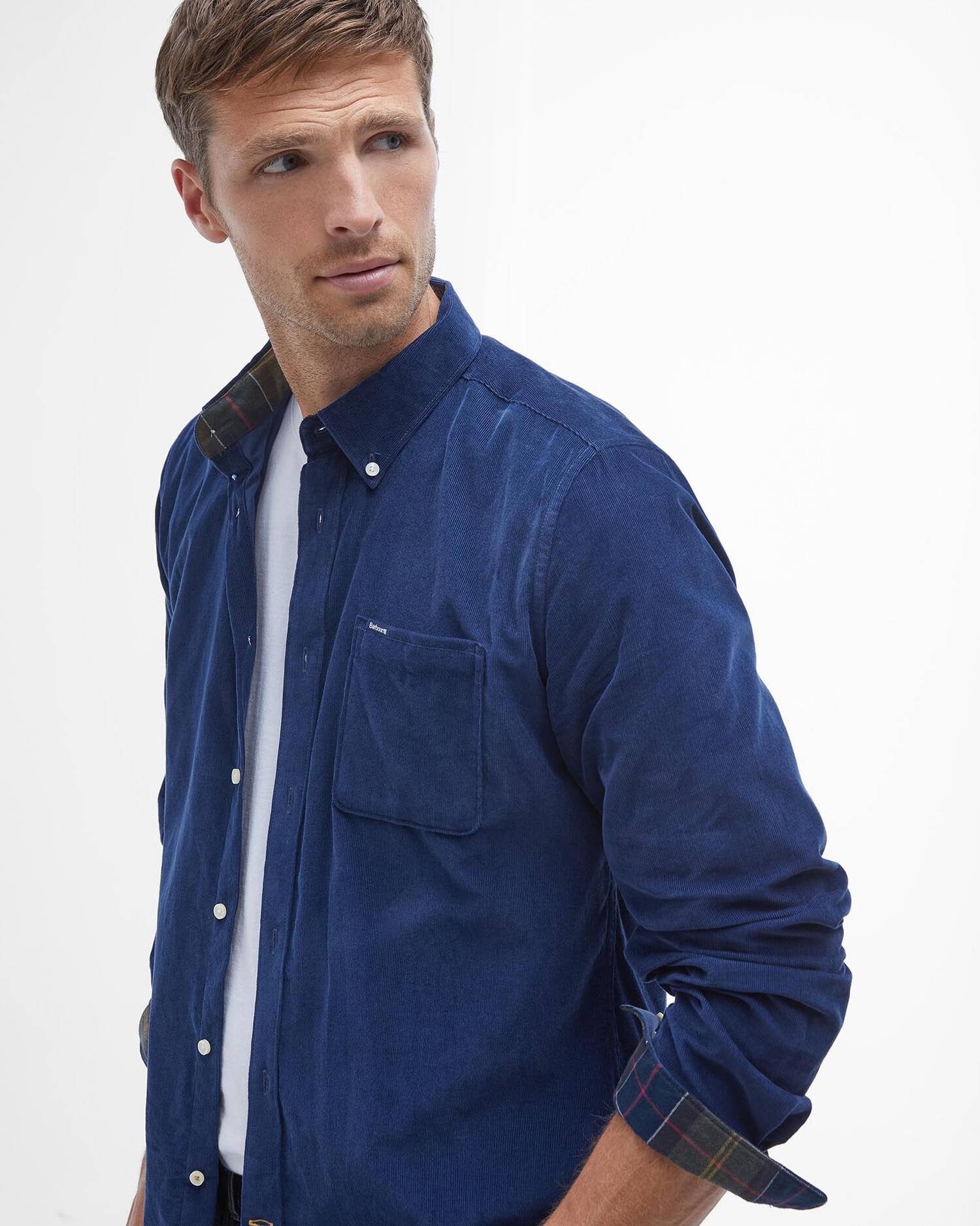 BARBOUR RAMSEY CORD DARK DENIM