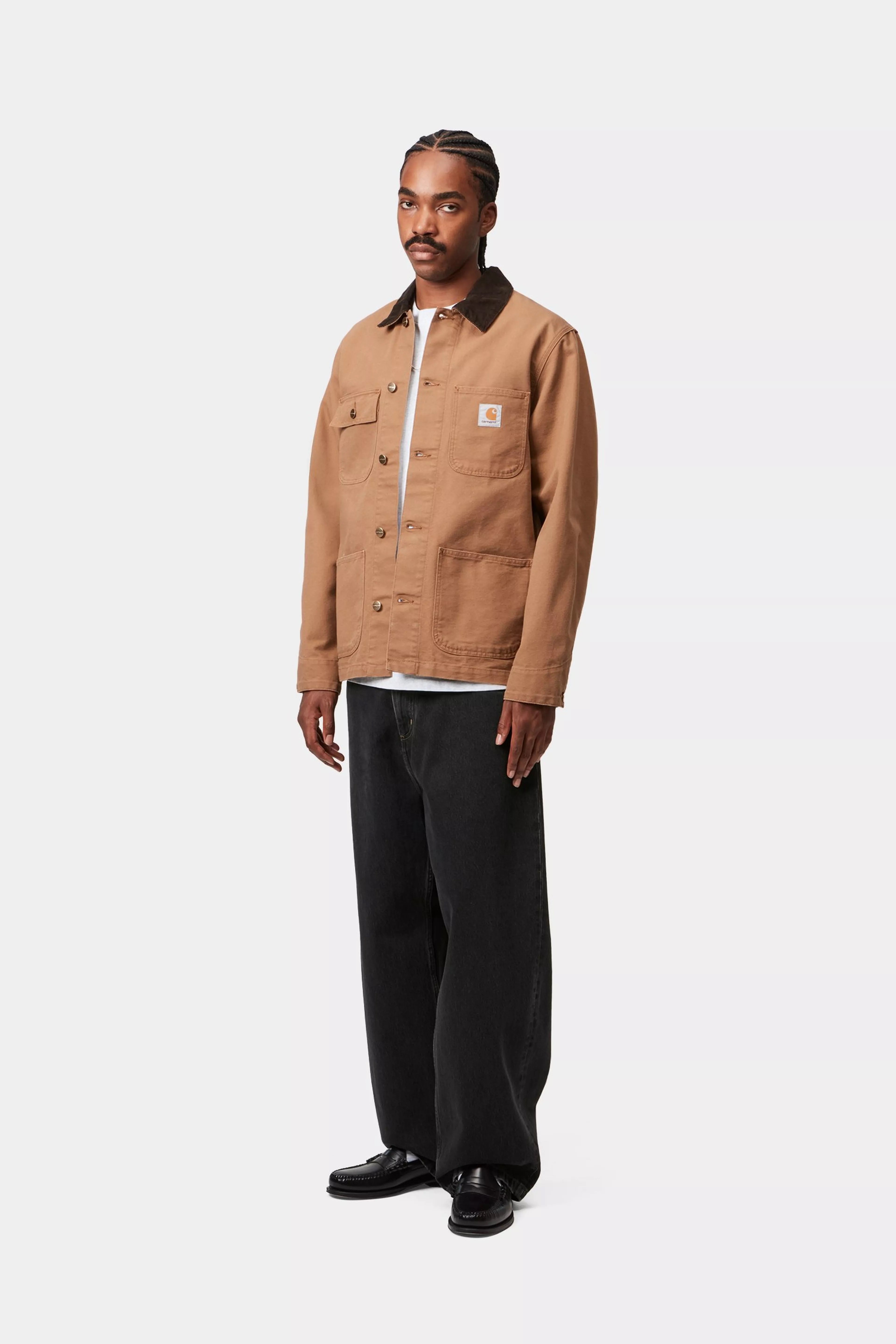 CARHARTT WIP  BRANDON BLACK STONEWASH