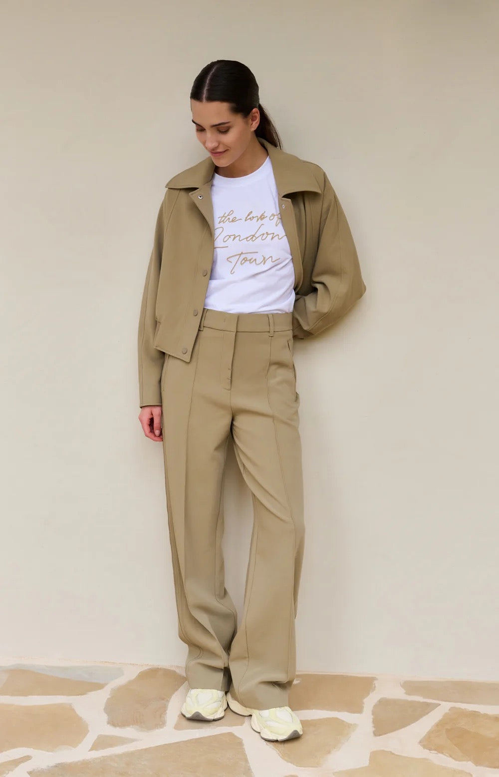 トイガン YaYa YAYA WIDE LEG KHAKI GREEN – Jago