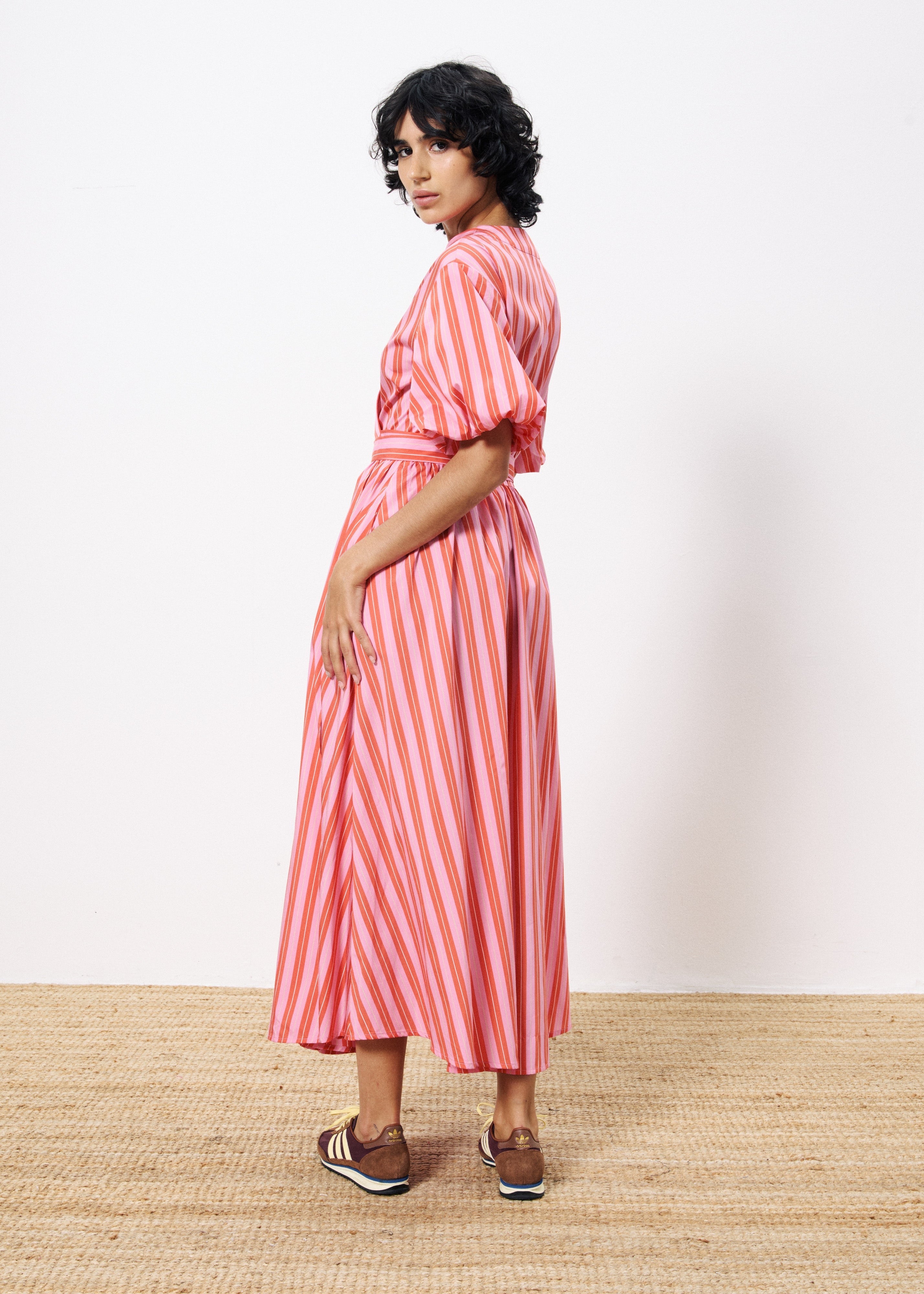 FRNCH EDMONISE MAXI DRESS ROSE