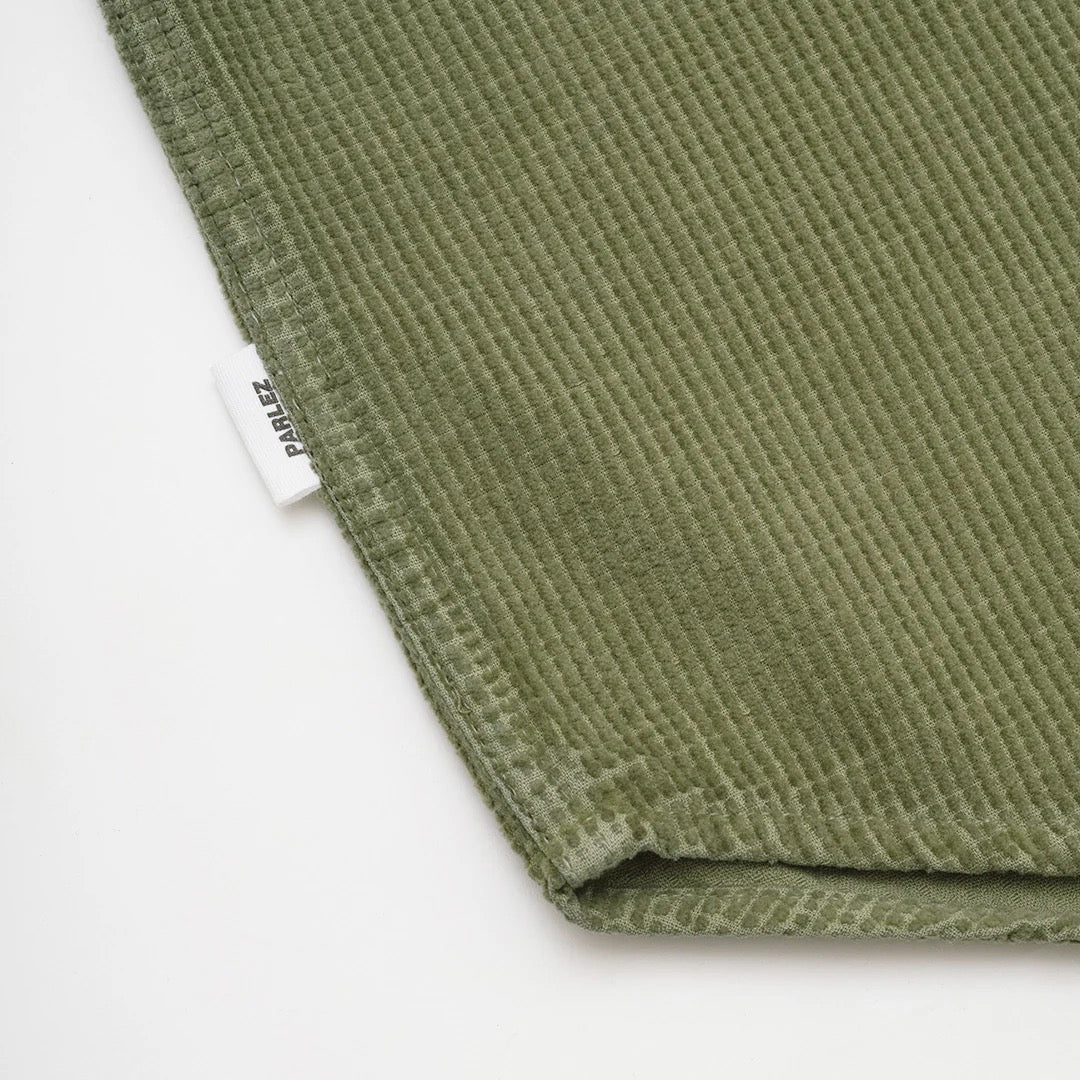 PARLEZ AYR CORD SHIRT OLIVE