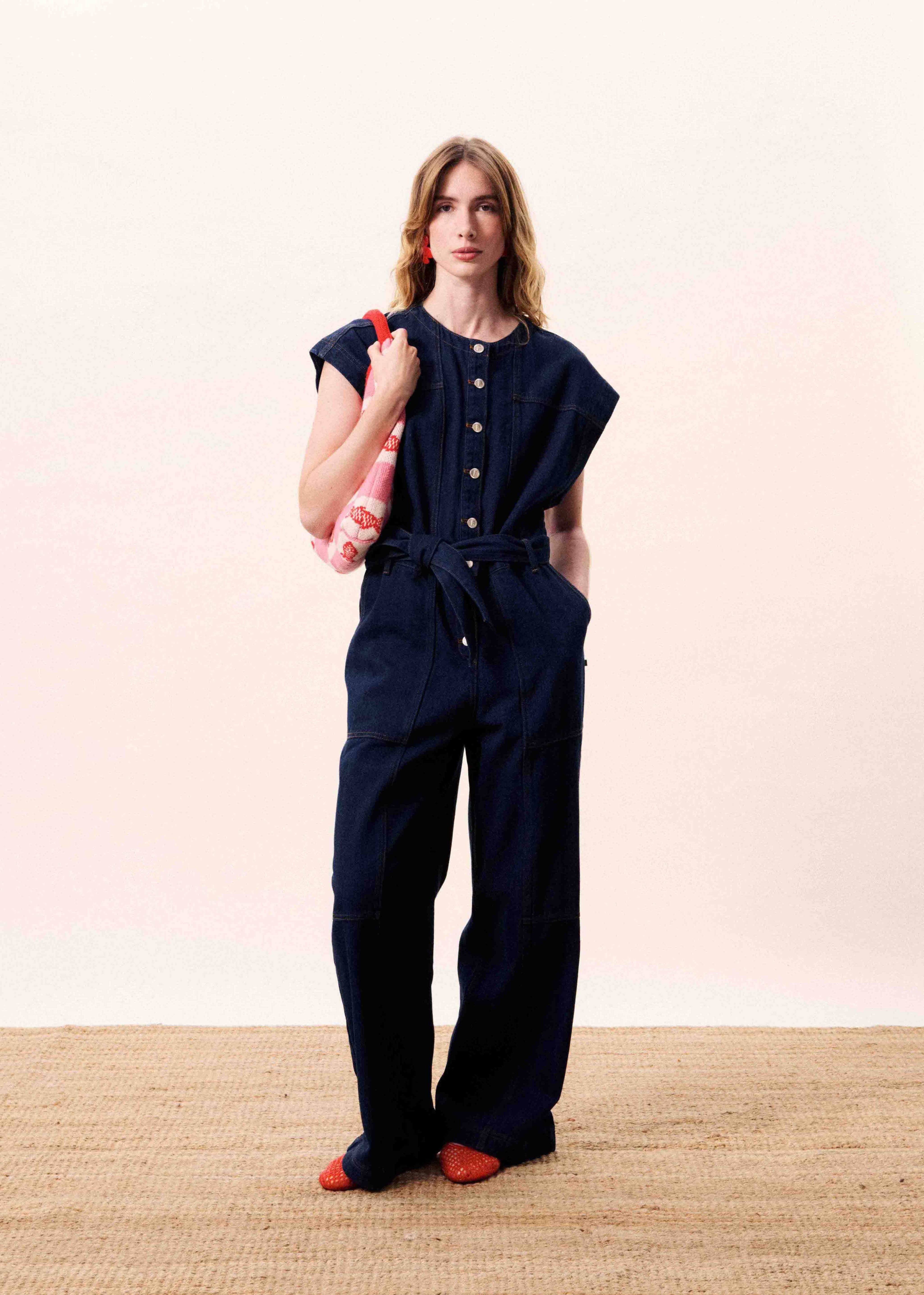 FRNCH LUDWIGIA BLEU MARINE JUMPSUIT
