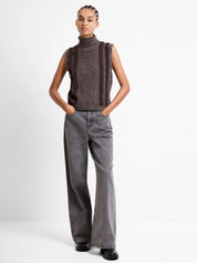 FRENCH CONNECTION  KEZIA TANK Brown