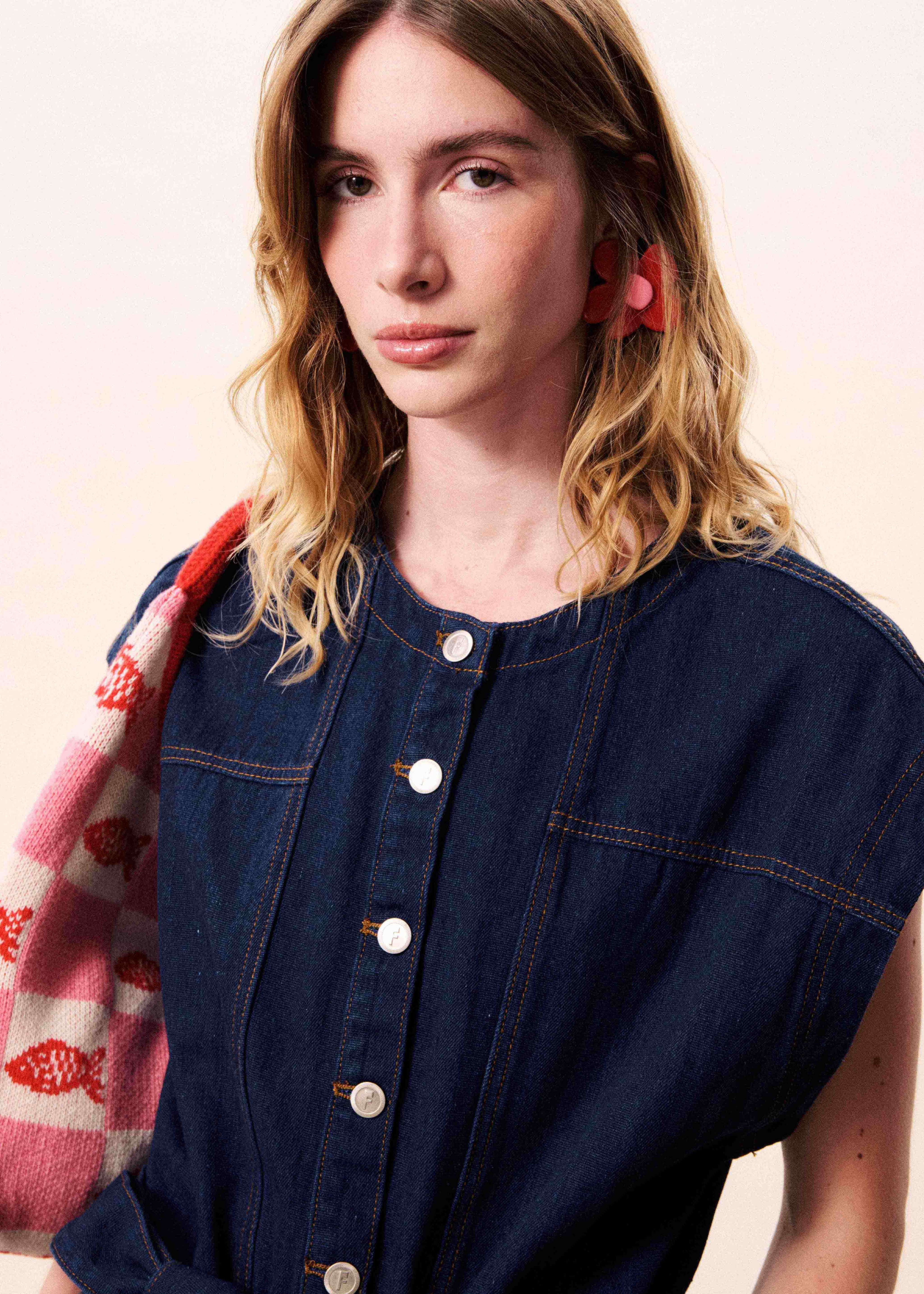 FRNCH LUDWIGIA BLEU MARINE JUMPSUIT