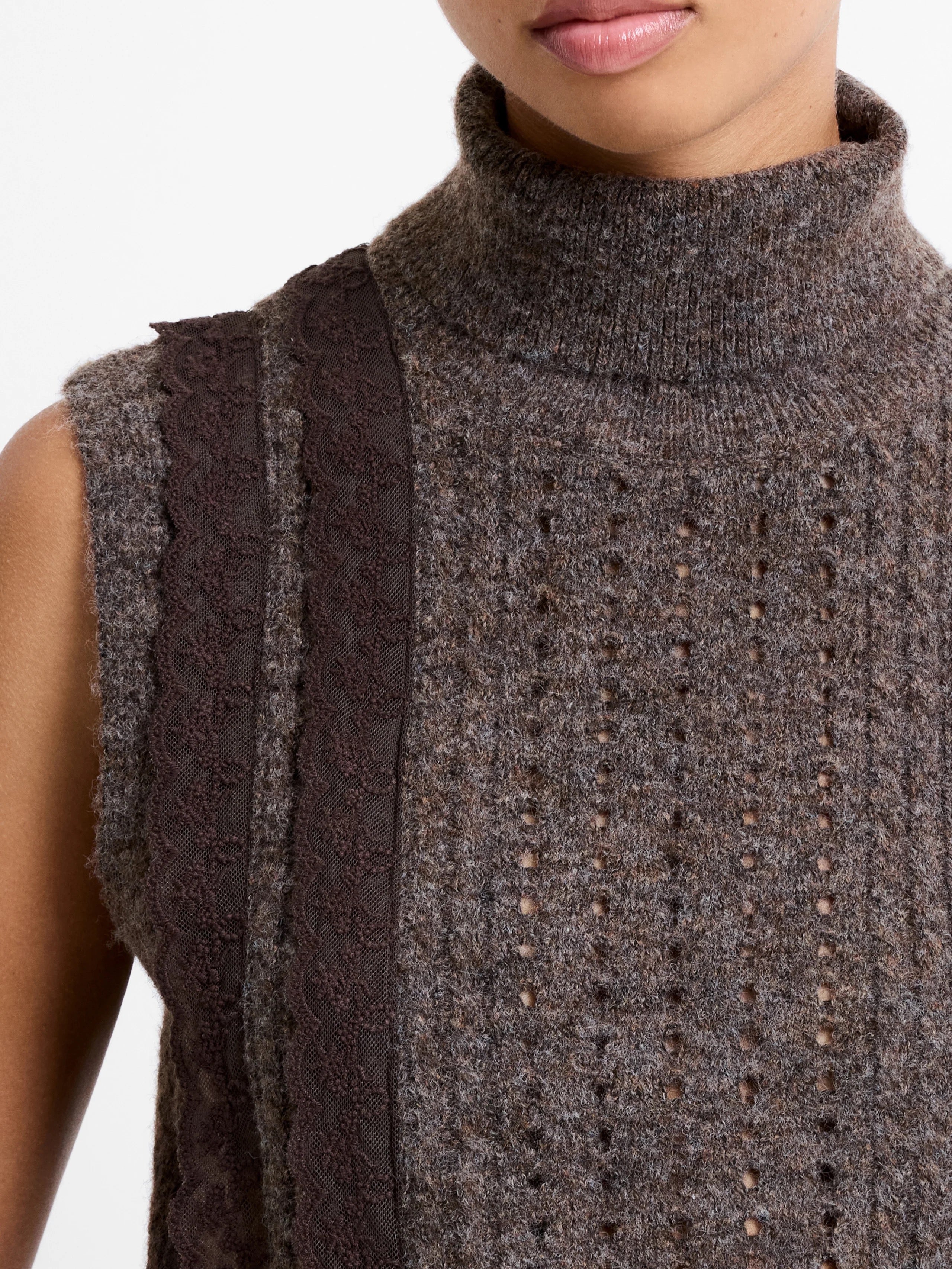 FRENCH CONNECTION  KEZIA TANK Brown