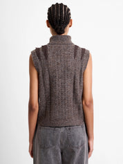 FRENCH CONNECTION  KEZIA TANK Brown