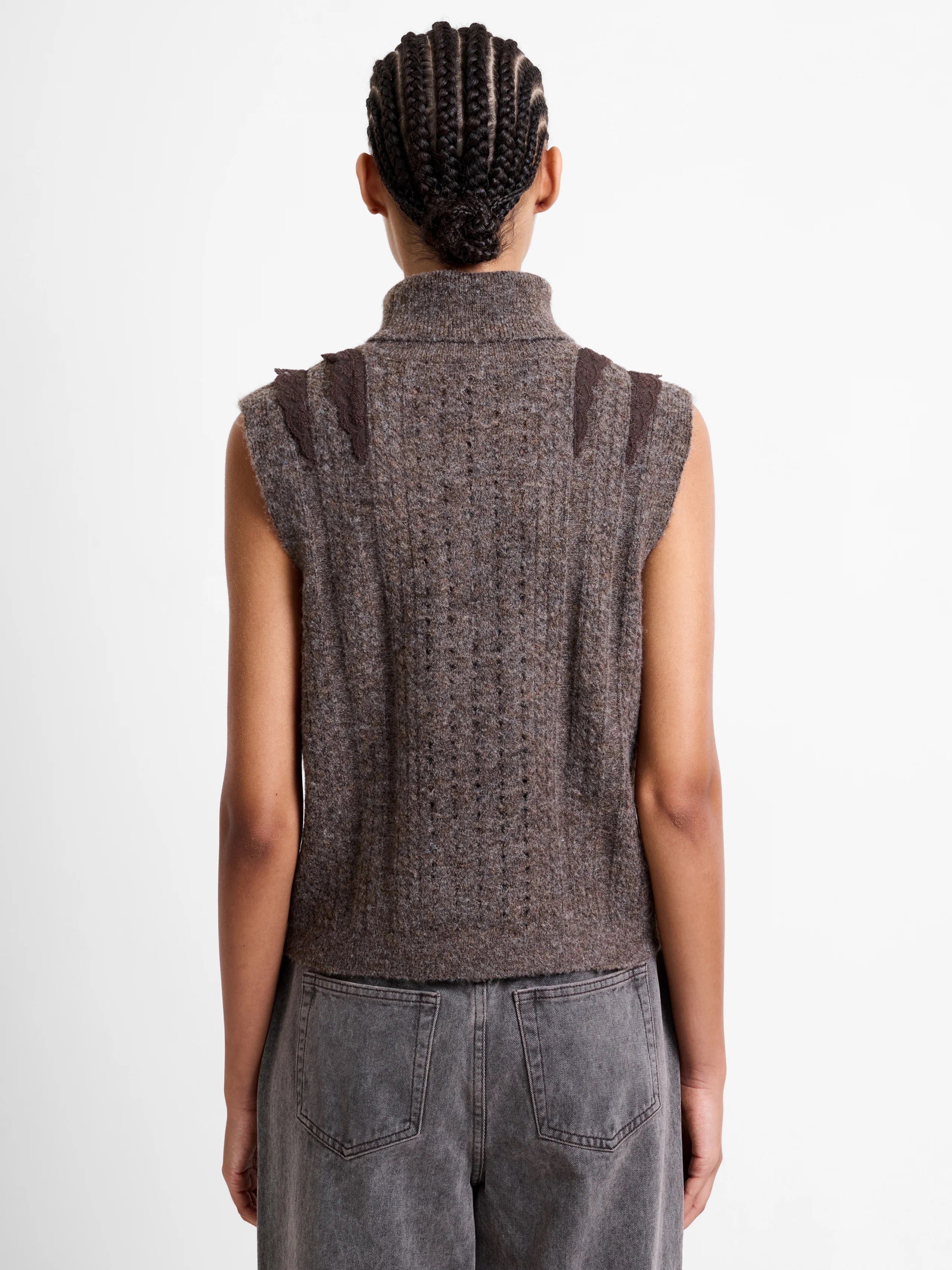 FRENCH CONNECTION  KEZIA TANK Brown