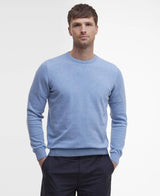 BARBOUR PIMA CREW DARK CHAMBRAY