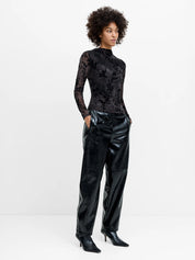 FRENCH CONNECTION  KENNY MESH BLACK/BROWN MULTI