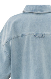 YAYA OVERSIZED LIGHT DENIM JACKET