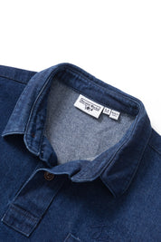 SERVICE WORKS  SCRIPT POPOVER DENIM ONE WASH