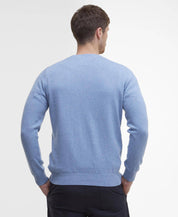 BARBOUR PIMA CREW DARK CHAMBRAY