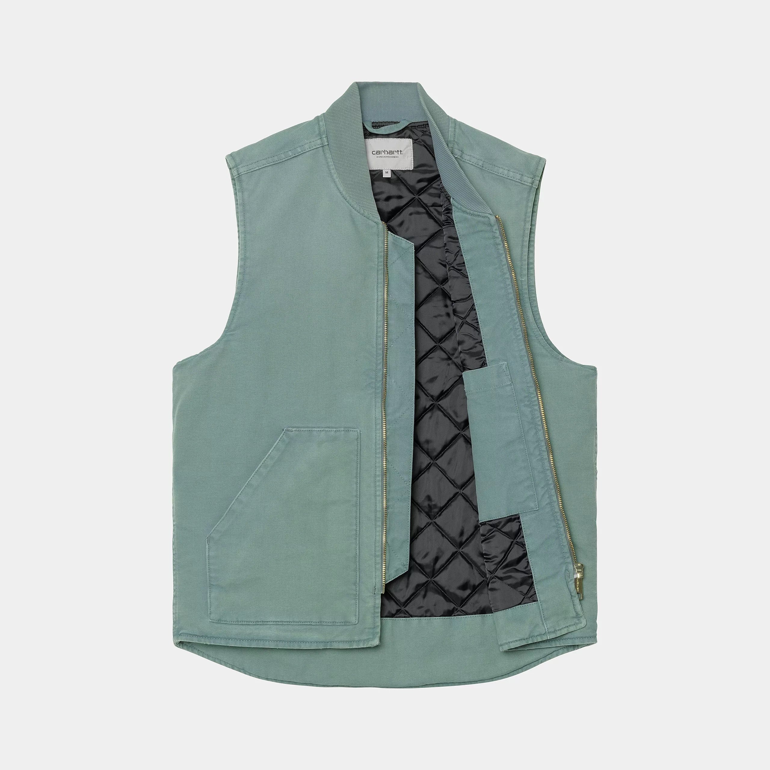 CARHARTT WIP  VEST ORGANIC SILVER PINE STONE