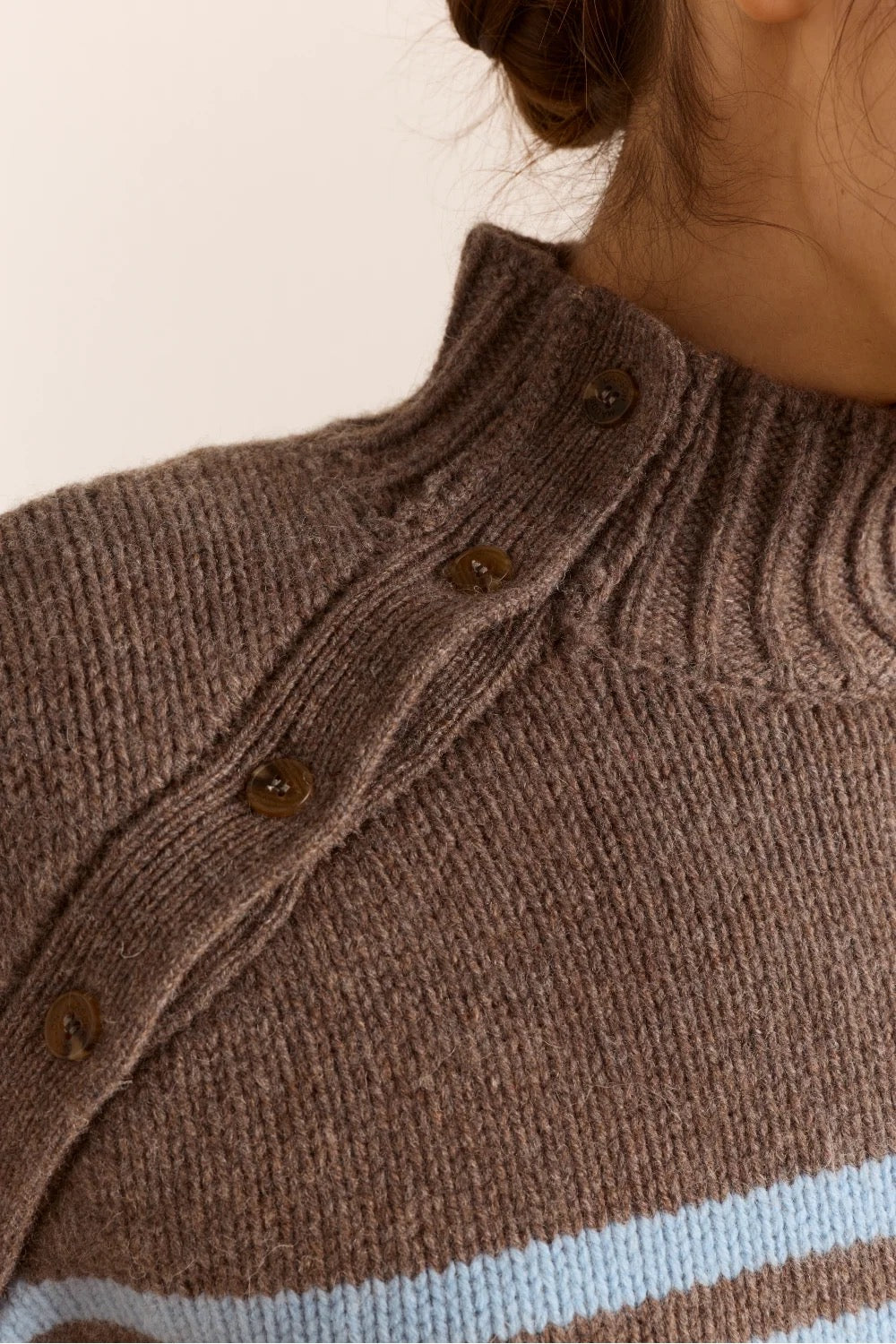 DAMSON MADDER  TALLULAH BUTTON MOLE/BLUE