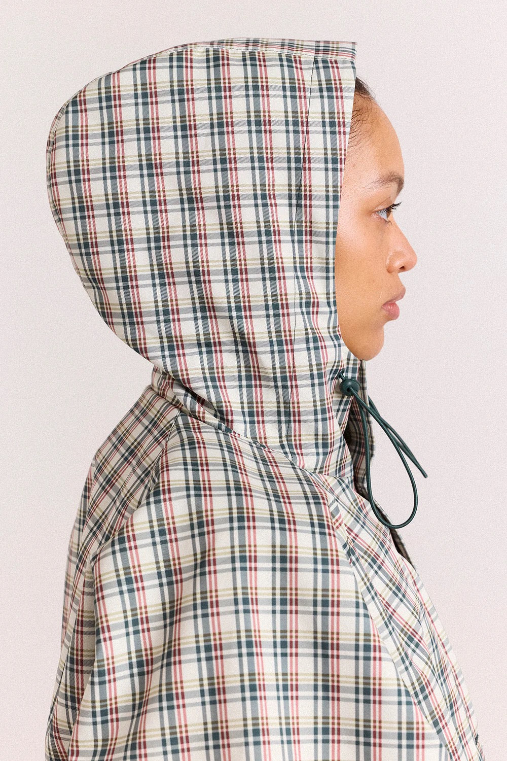 DAMSON MADDER LIU RAINCOAT ELDERBERRY CHECK – Jago