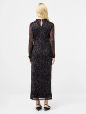 FRENCH CONNECTION ZARIA DRESS KHAKI/BLK