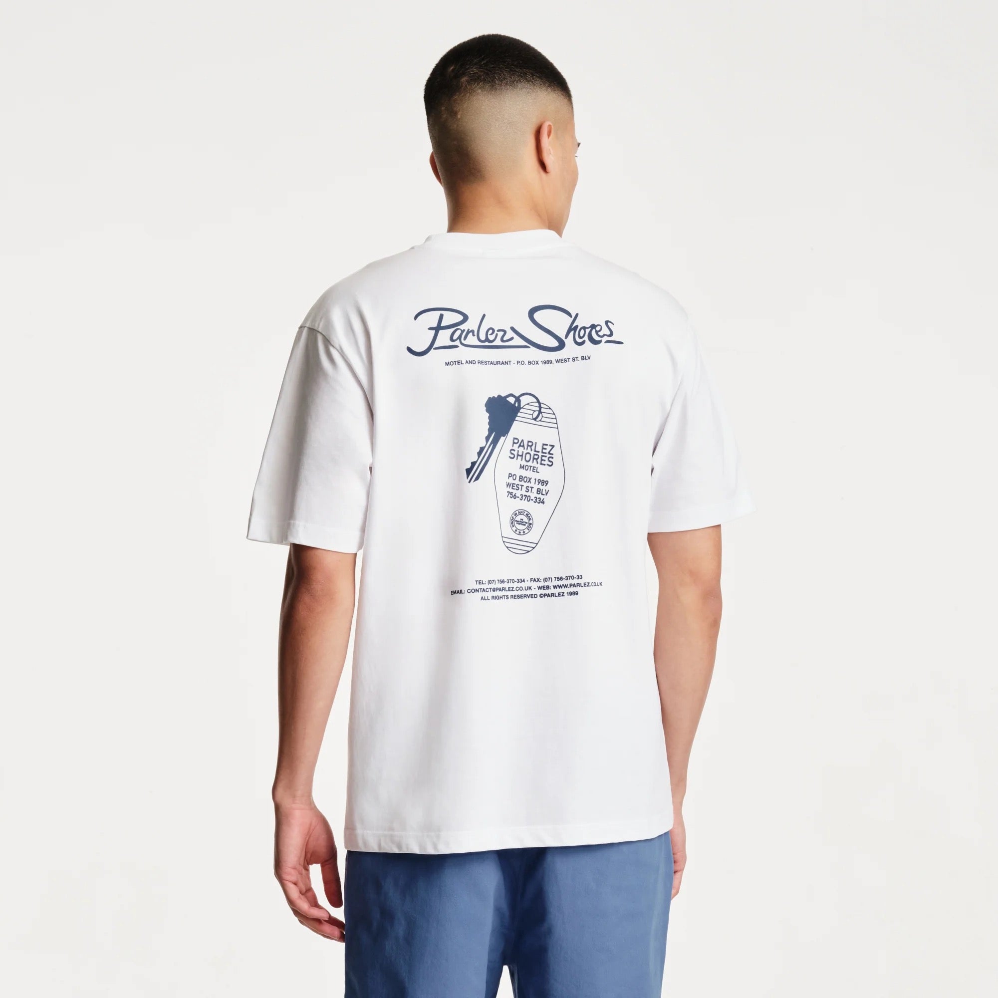 PARLEZ  VACANCY T SHIRT WHITE