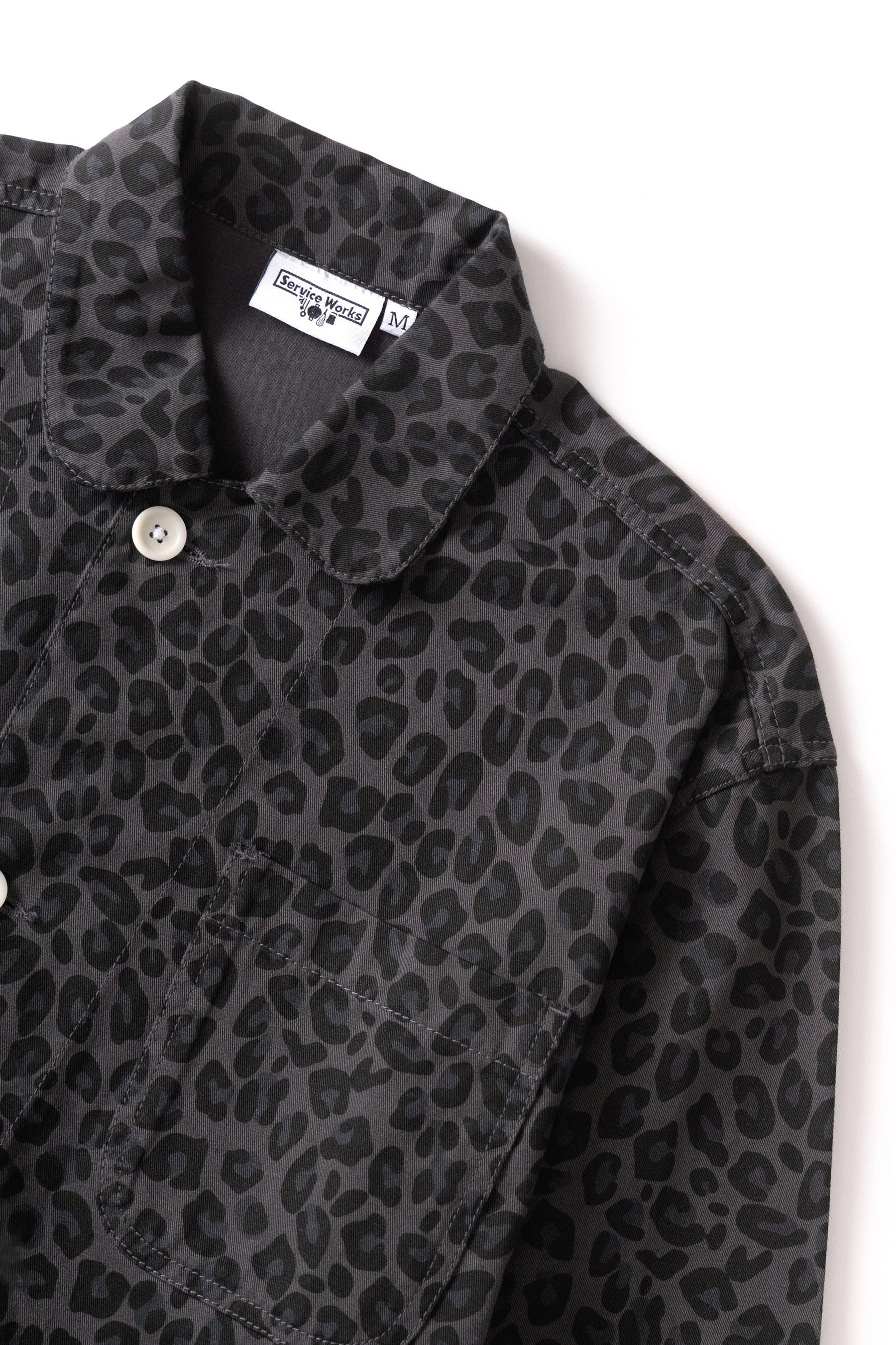 SERVICE WORKS  PATTERNED EASY CHEF BLACK LEOPARD