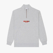 PARLEZ   ORA 1/4 ZIP HEATHER SWEATER