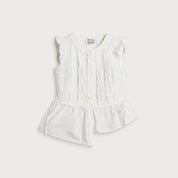 DAMSON MADDER  LEIGHTON RUFFLE White