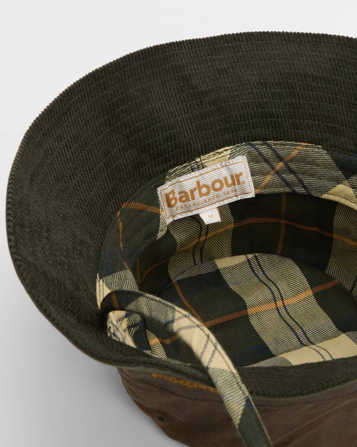 BARBOUR  BRACKLEY WAX FERN/BEECH HAT