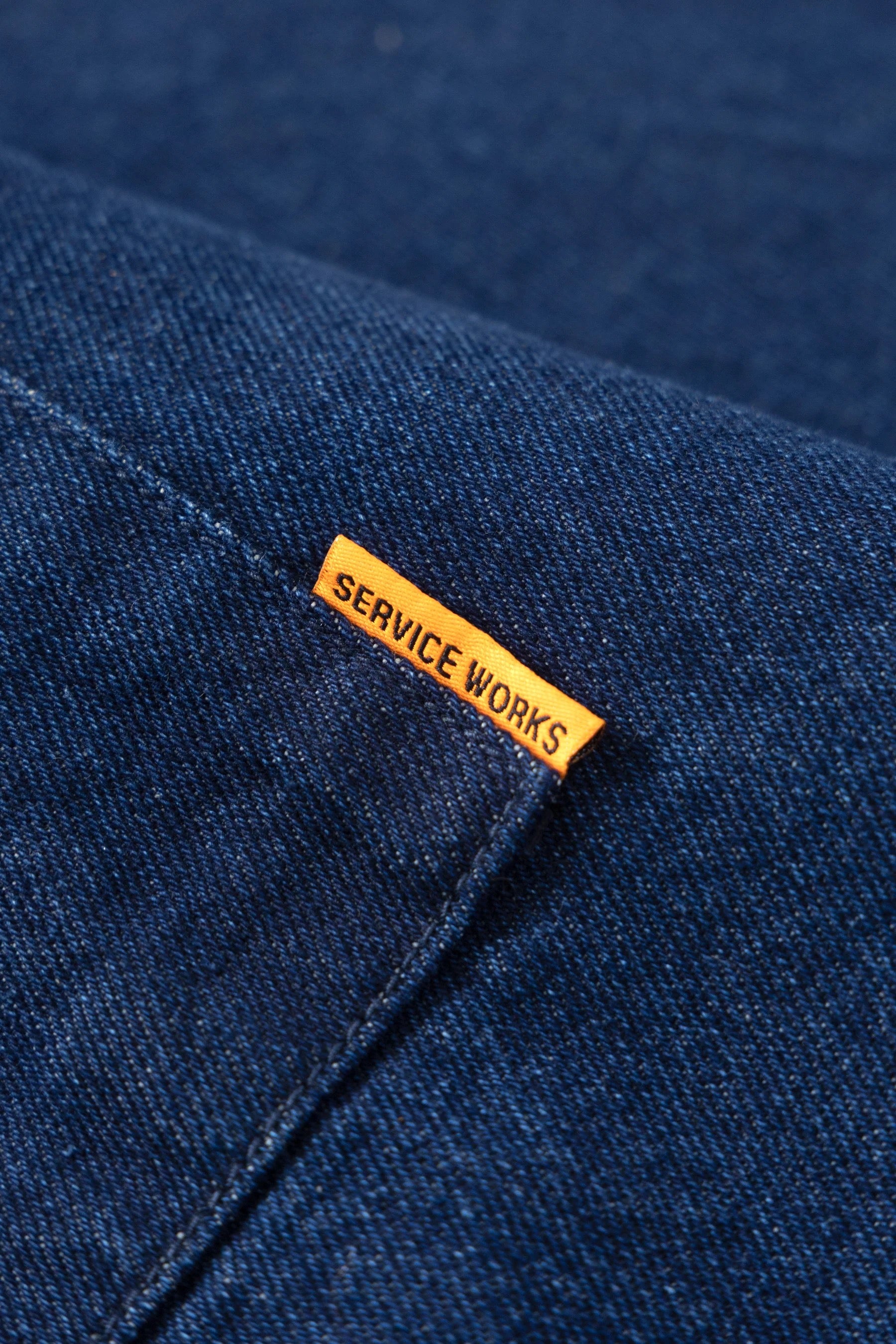 SERVICE WORKS  SCRIPT POPOVER DENIM ONE WASH