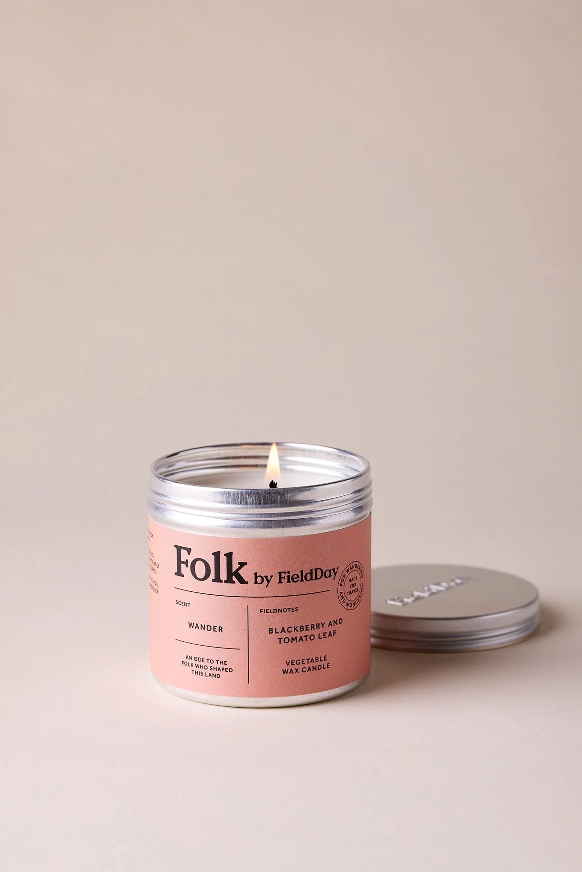 FOLK TIN CANDLE WANDER