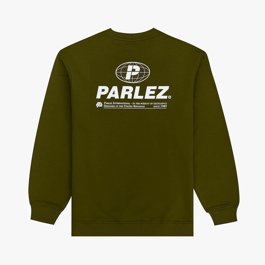 PARLEZ  EXCEL CREW MOSS SWEATER