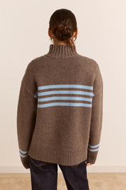DAMSON MADDER  TALLULAH BUTTON MOLE/BLUE