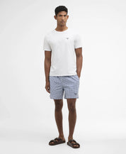 BARBOUR GINGHAM SEER SAILBOAT BLUE SHORTS