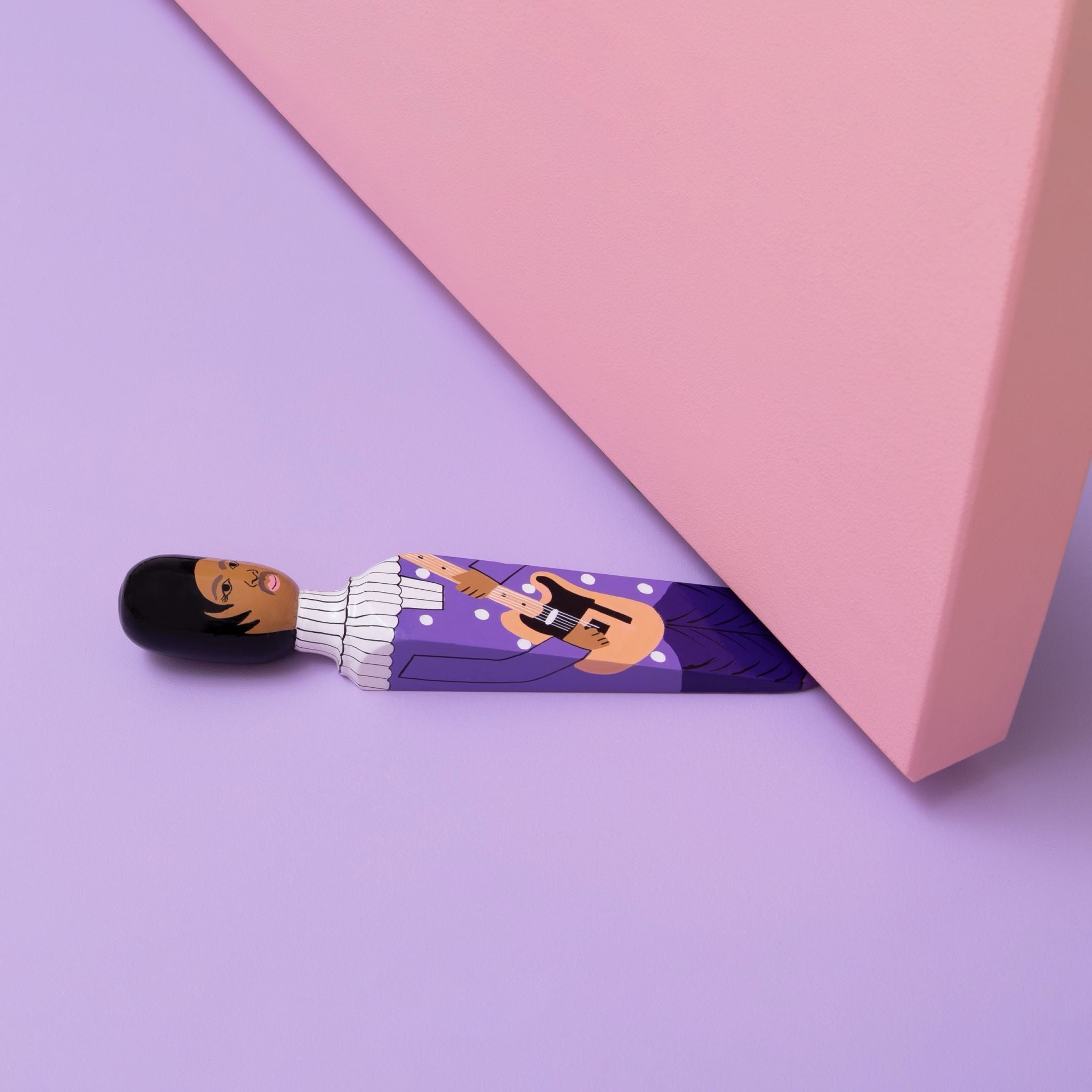 WEDGIE DOOR STOPPER THE PURPLE ONE