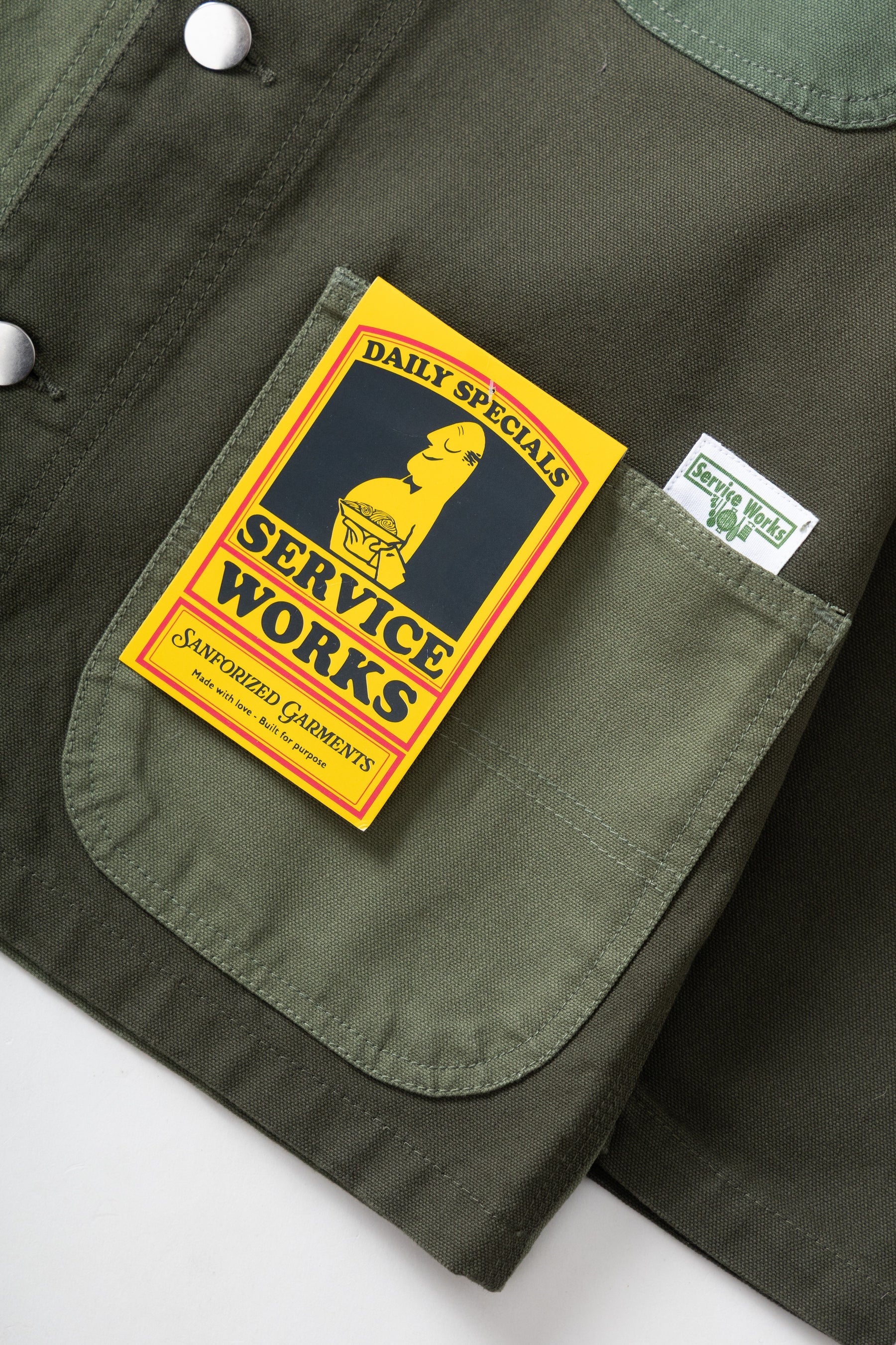 SERVICE WORKS PATCHWORK COVERALL Green
