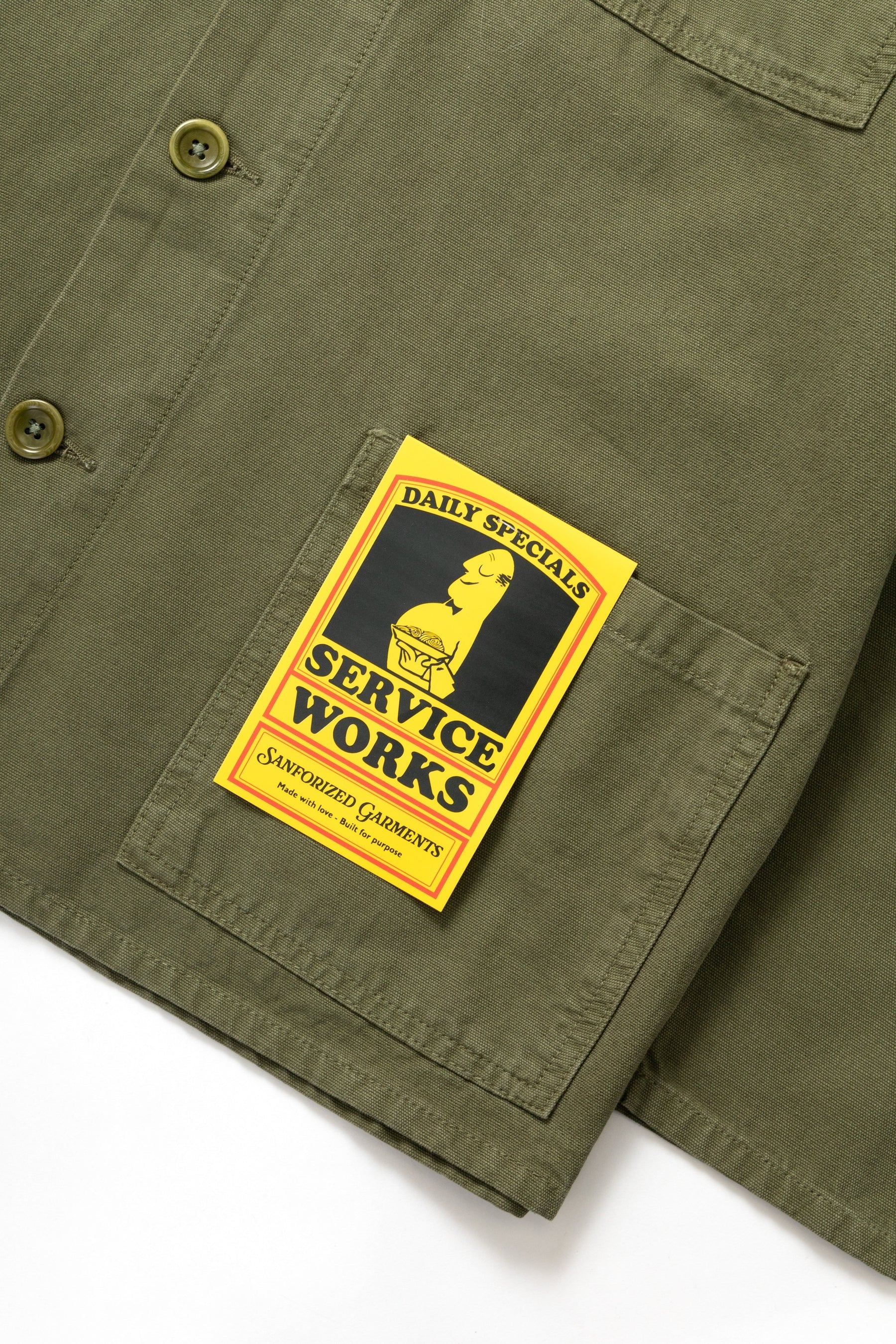 SERVICE WORKS  CLASSIC CHORE OLIVE