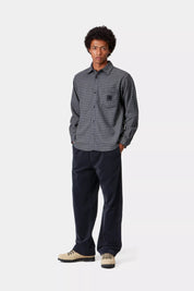 CARHARTT WIP  FLOYD CORDUROY DARK NAVY RINSE