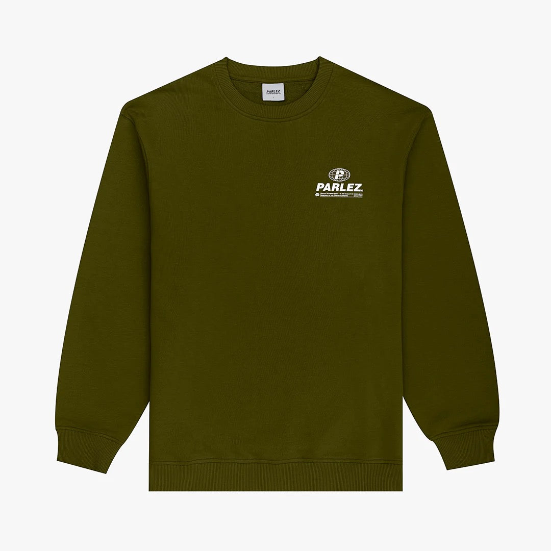 PARLEZ  EXCEL CREW MOSS SWEATER