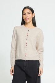 ICHI  IHFANTIA CARDIGAN  BIRCH.