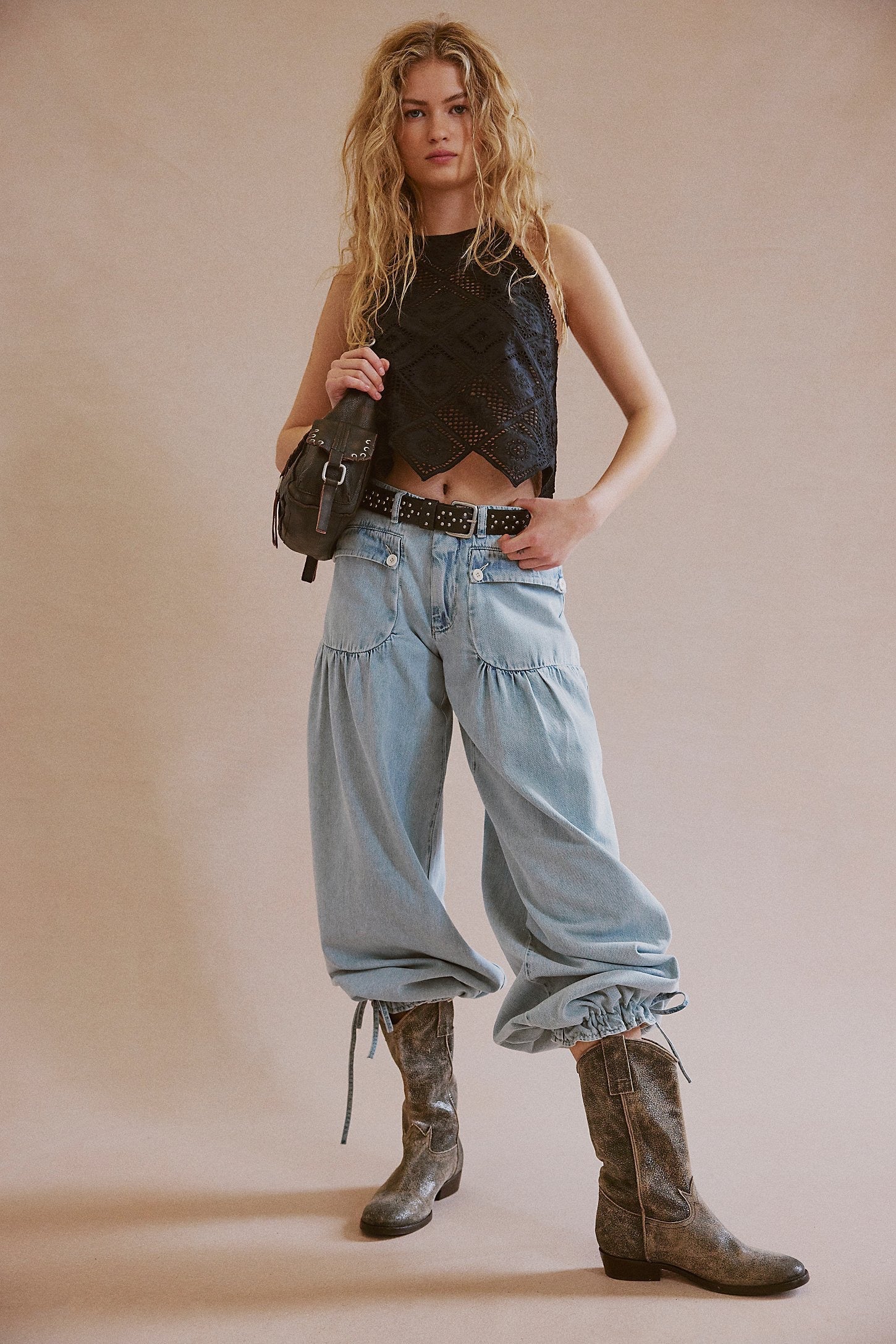 FREE PEOPLE LOTUS JEAN VINTAGE DENIM