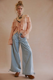 FREE PEOPLE LOTUS JEAN VINTAGE DENIM