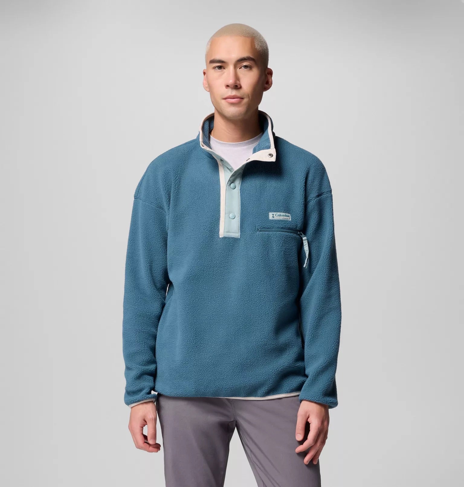 COLUMBIA  HELVETIA HALF SNAP EVERBLUE FLEECE