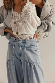 FREE PEOPLE LOTUS JEAN VINTAGE DENIM