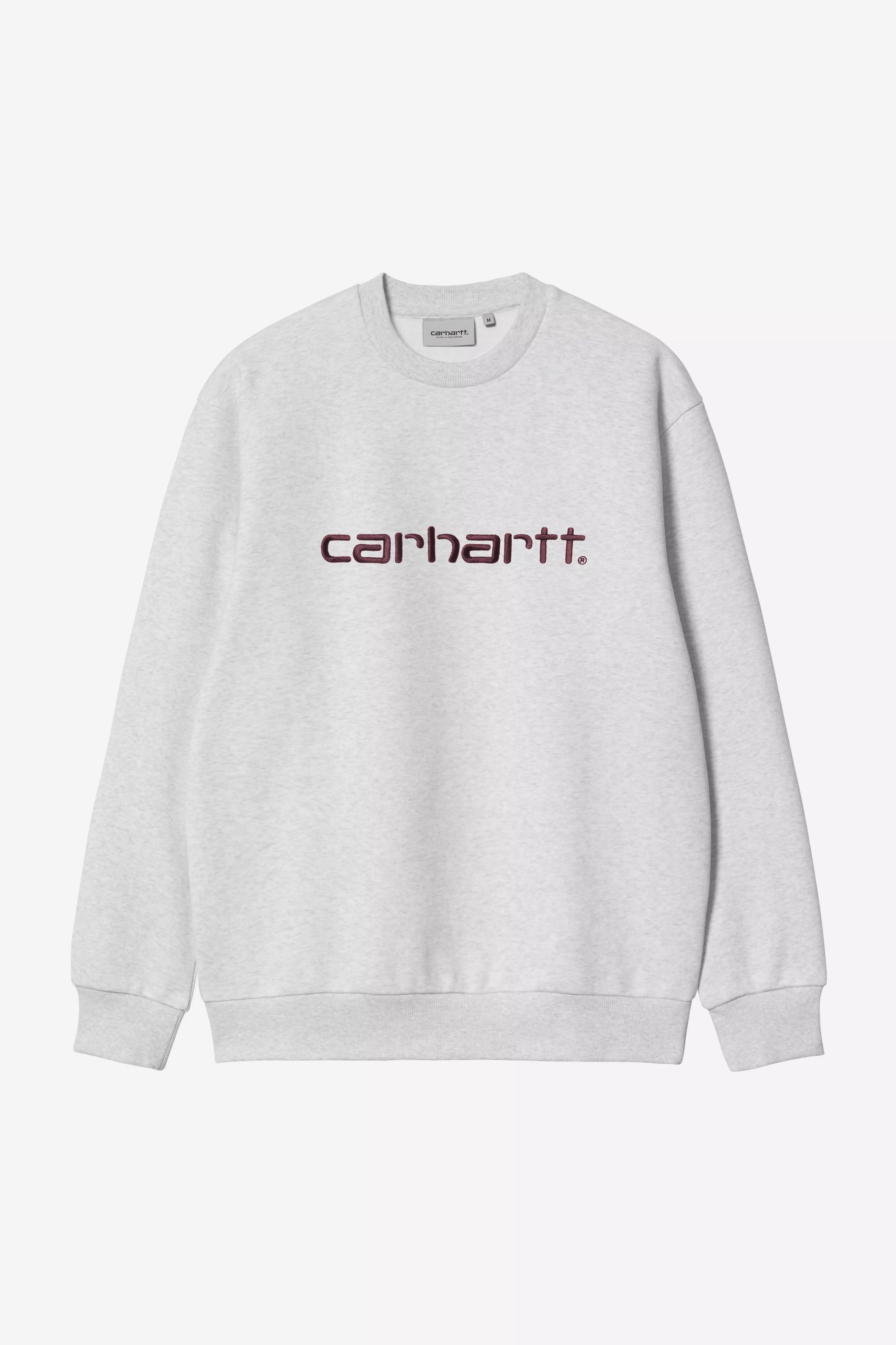 CARHARTT WIP  SWEAT ASH HEATHER/RONDO