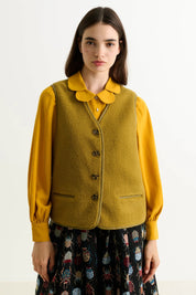 LOUCHE CHRIS BORG VEST MUSTARD