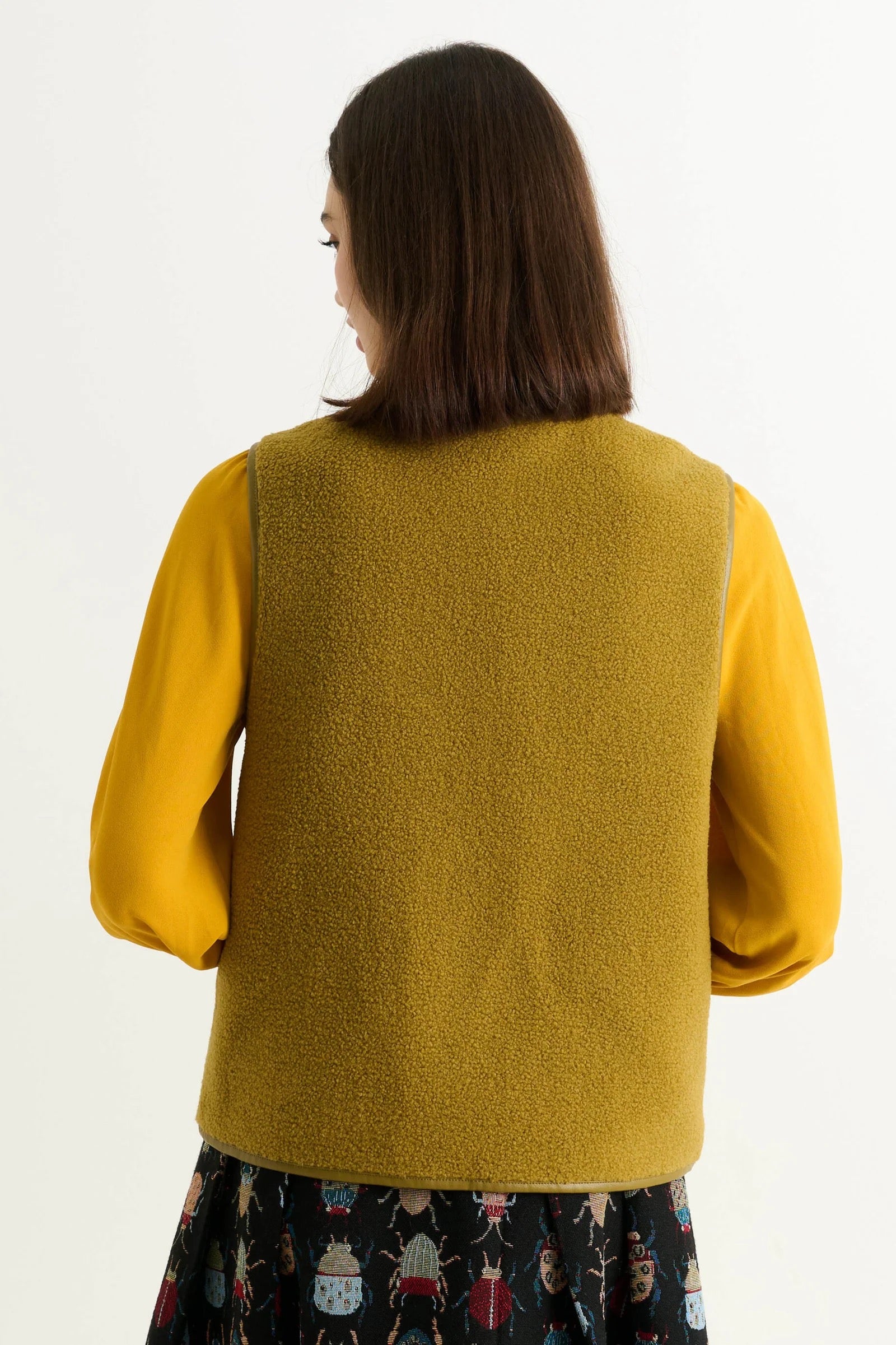 LOUCHE CHRIS BORG VEST MUSTARD