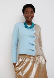 DR BLOOM  CIELO CARDIGAN BISCUIT