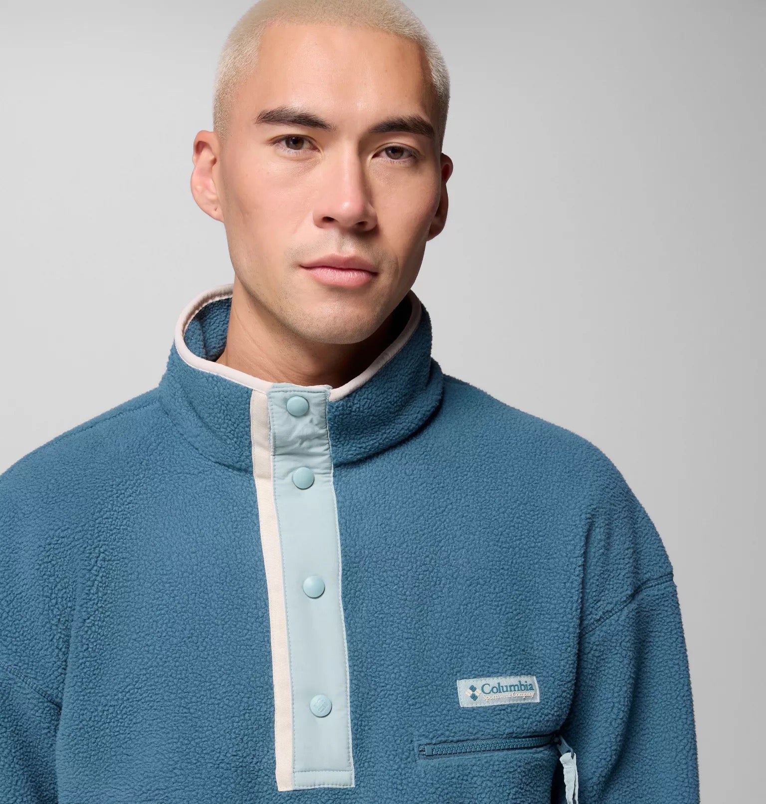 COLUMBIA  HELVETIA HALF SNAP EVERBLUE FLEECE