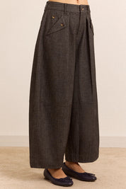 DAMSON MADDER  MARA TRS GREY HERRINGBONE