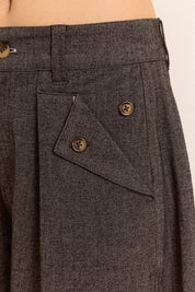 DAMSON MADDER  MARA TRS GREY HERRINGBONE