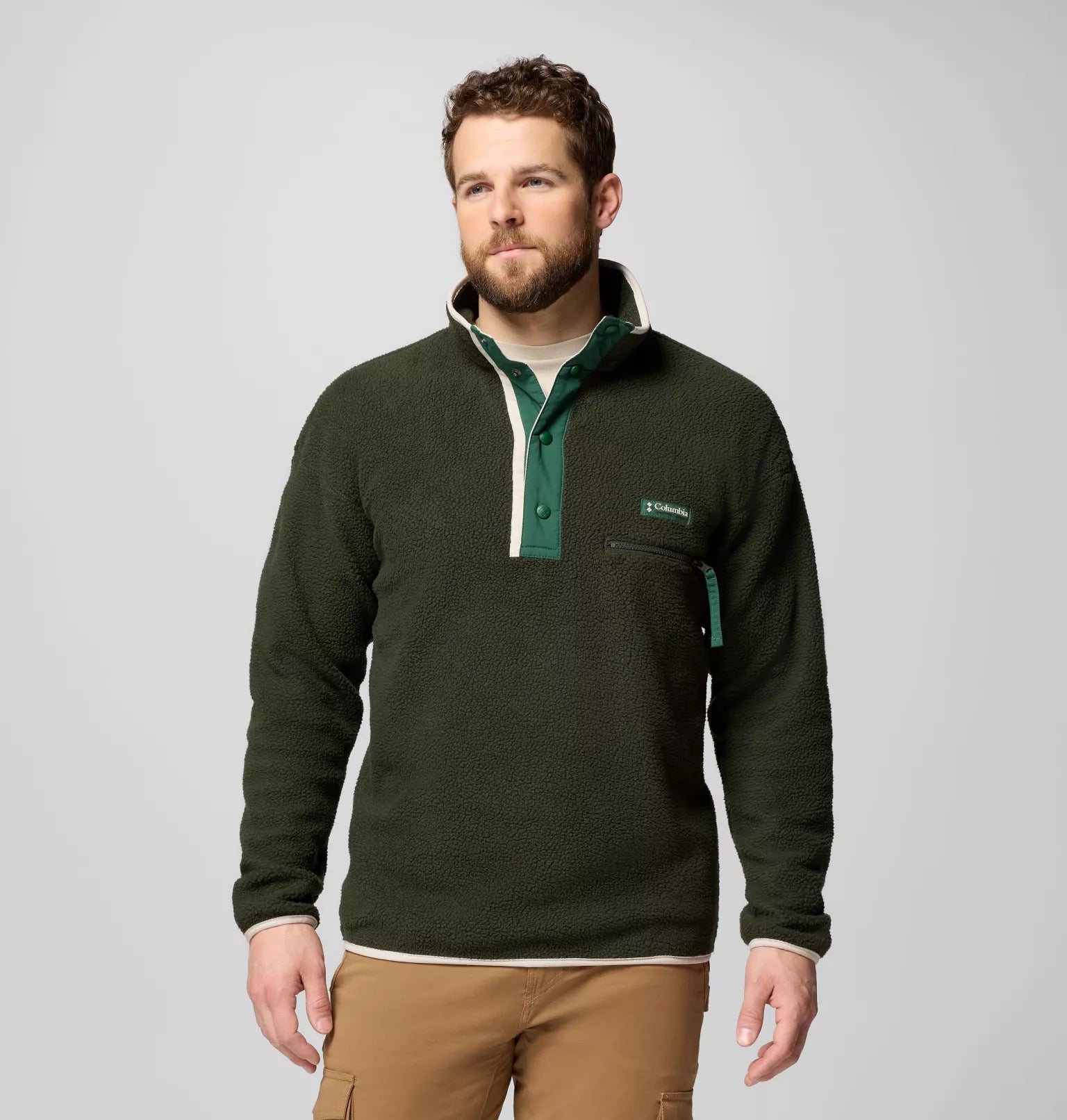 COLUMBIA  HELVETIA HALF SNAP GREENSCAPE FLEECE