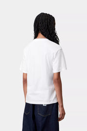 CARHARTT WIP  W CHASE TEE WHITE/GOLD